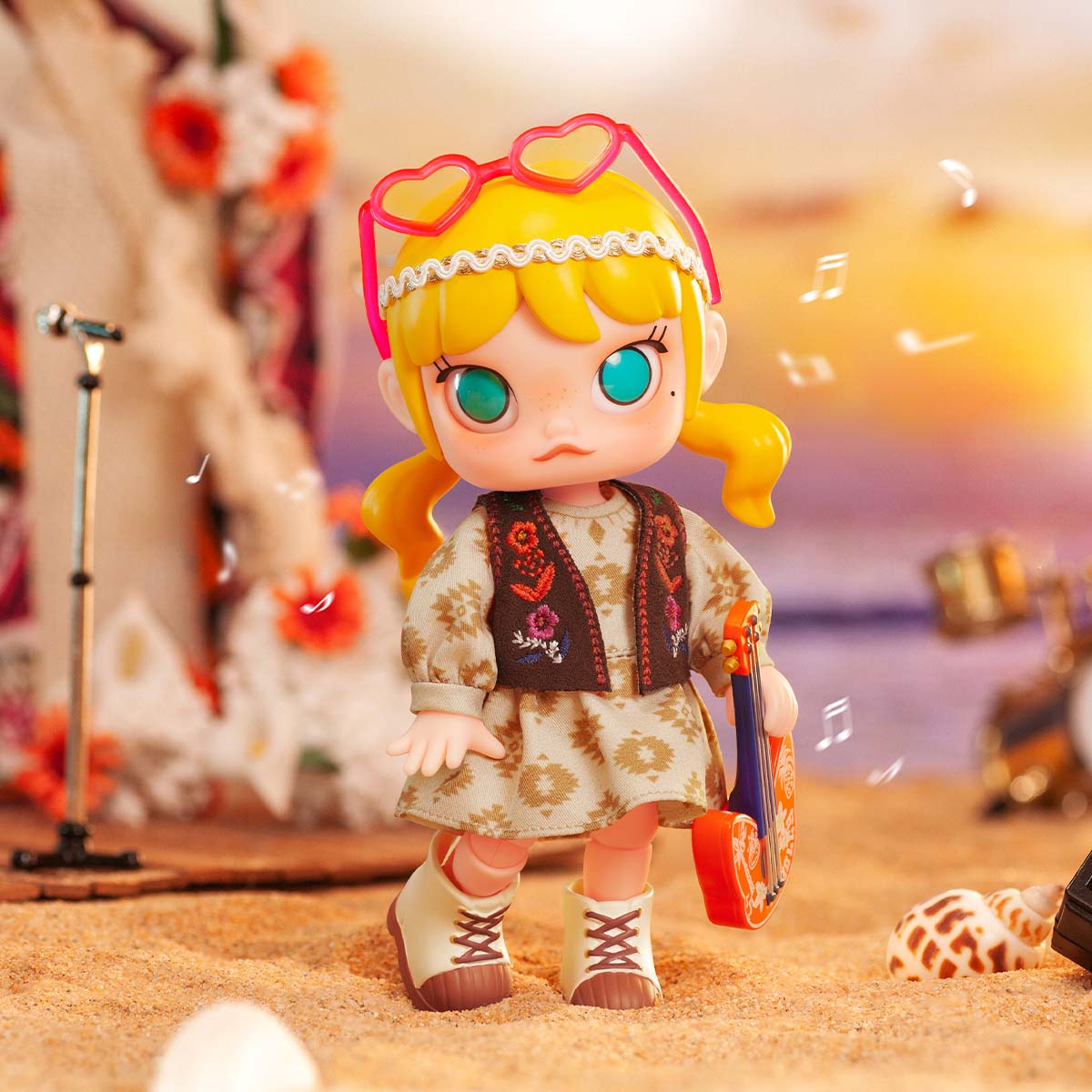 (Pre-Order 2-3 Days)MOLLY Beach Music Festival Action Figure