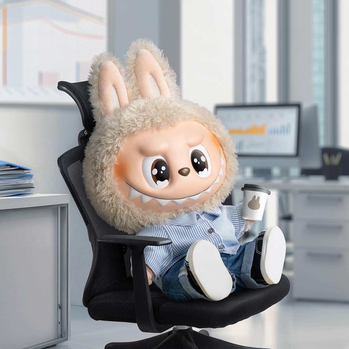 Labubu THE MONSTERS - FLIP WITH ME Vinyl Plush Doll