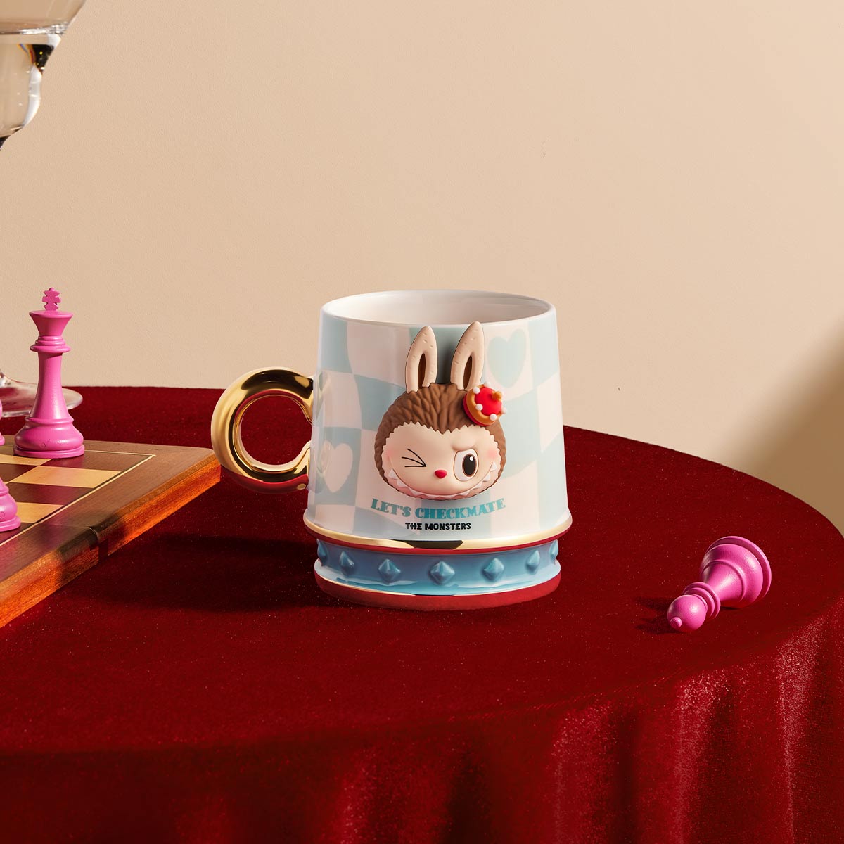(Pre-Order)Labubu THE MONSTERS Let's Checkmate Series-Mug