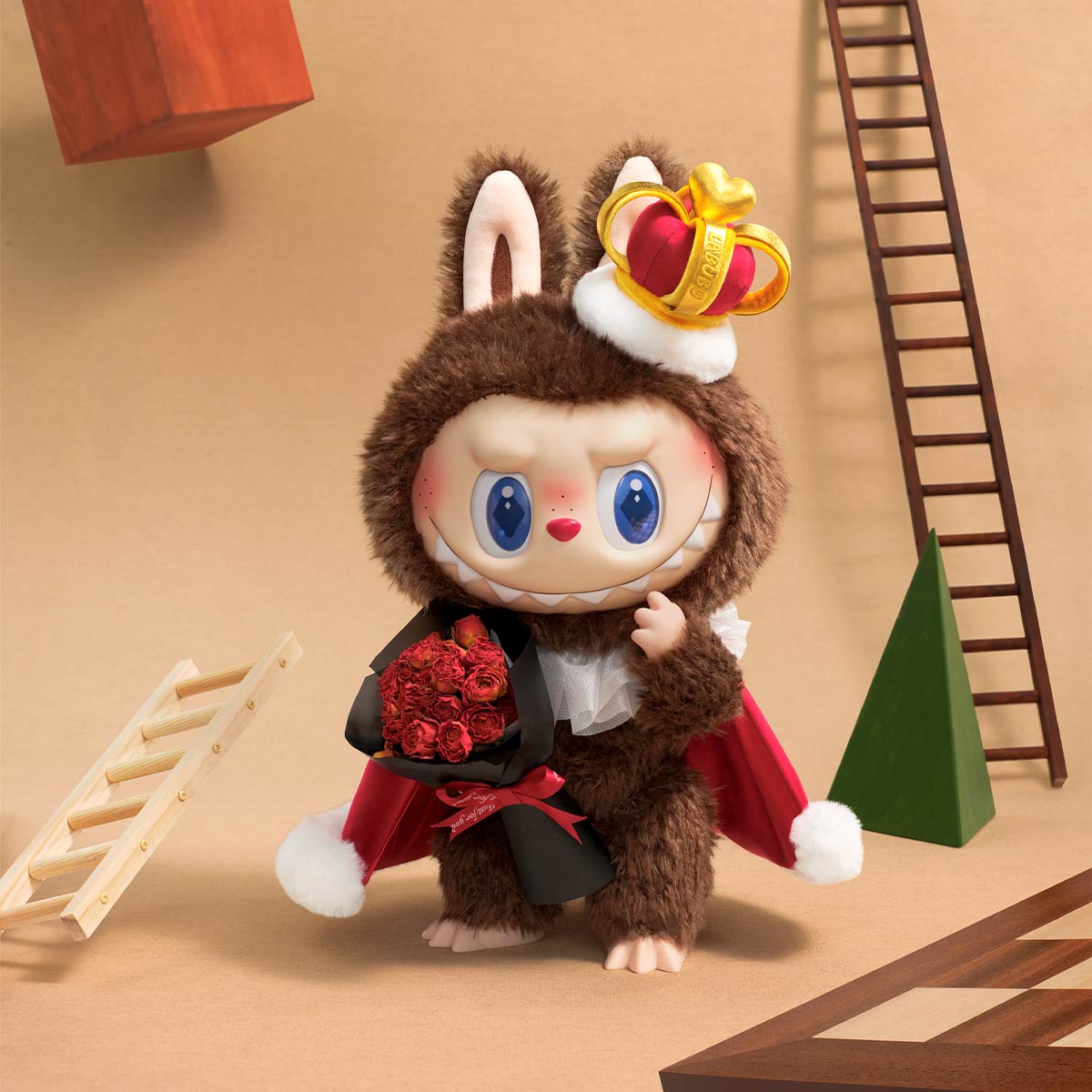 THE MONSTERS Labubu Let's Checkmate Series-Vinyl Plush Doll